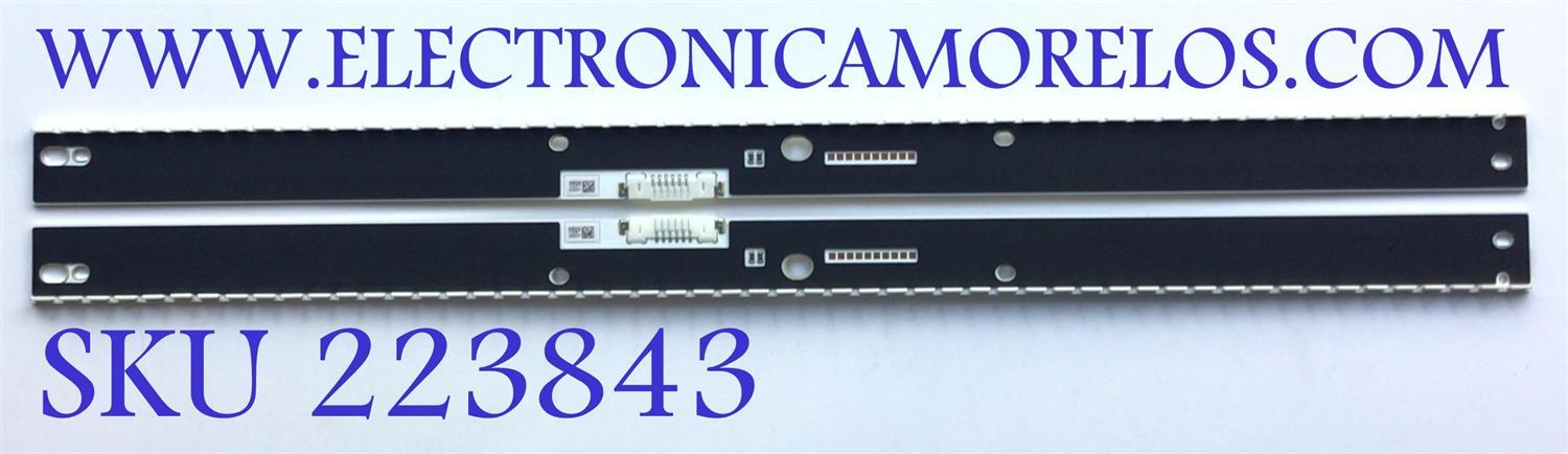 KIT DE LED'S PARA TV SAMSUNG ( 2 PZ ) / NUMERO DE PARTE BN96-40317A / BN9640317A / 40317A / PANEL CY-KK043BGAVWH / MODELO LH43PMHPBGC/EN